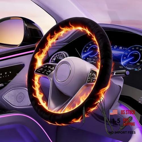 Heated steering wheel cover - steering,
