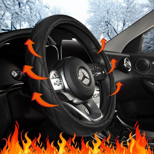 Heated steering wheel cover - wheel,