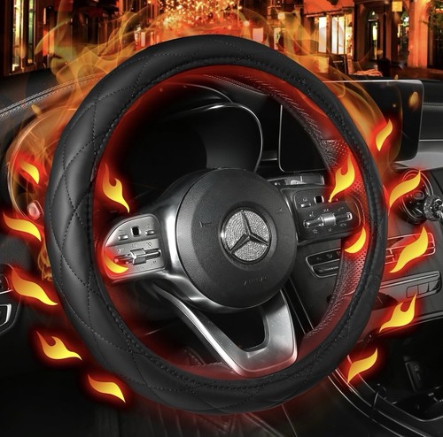 Heated steering wheel cover - steering,