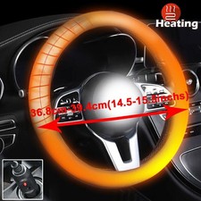 Heated steering wheel cover