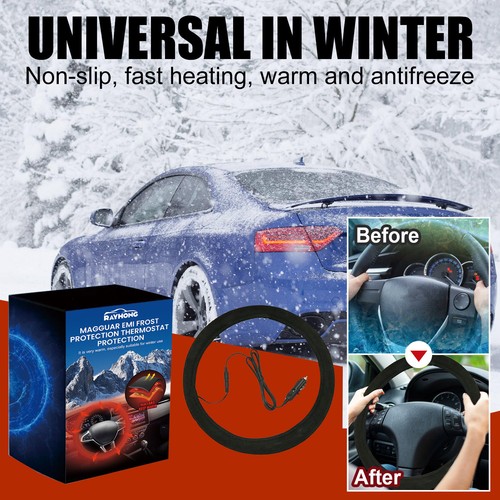 Heated steering wheel cover - steering,